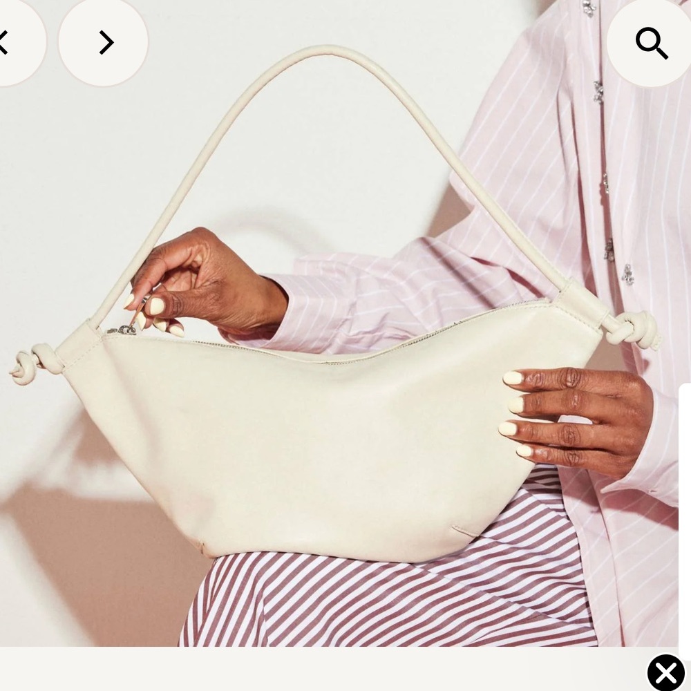 Freda Salvador Cream Elodie Shoulder Bag